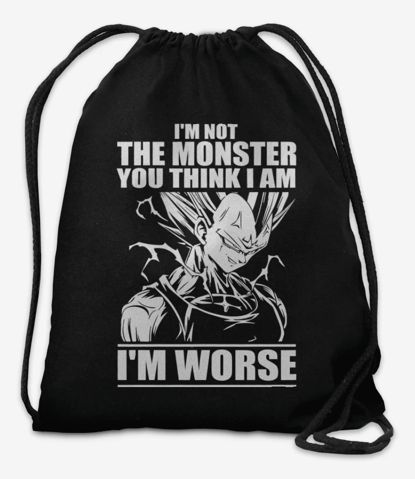 Mochila Negro de Im not the monster