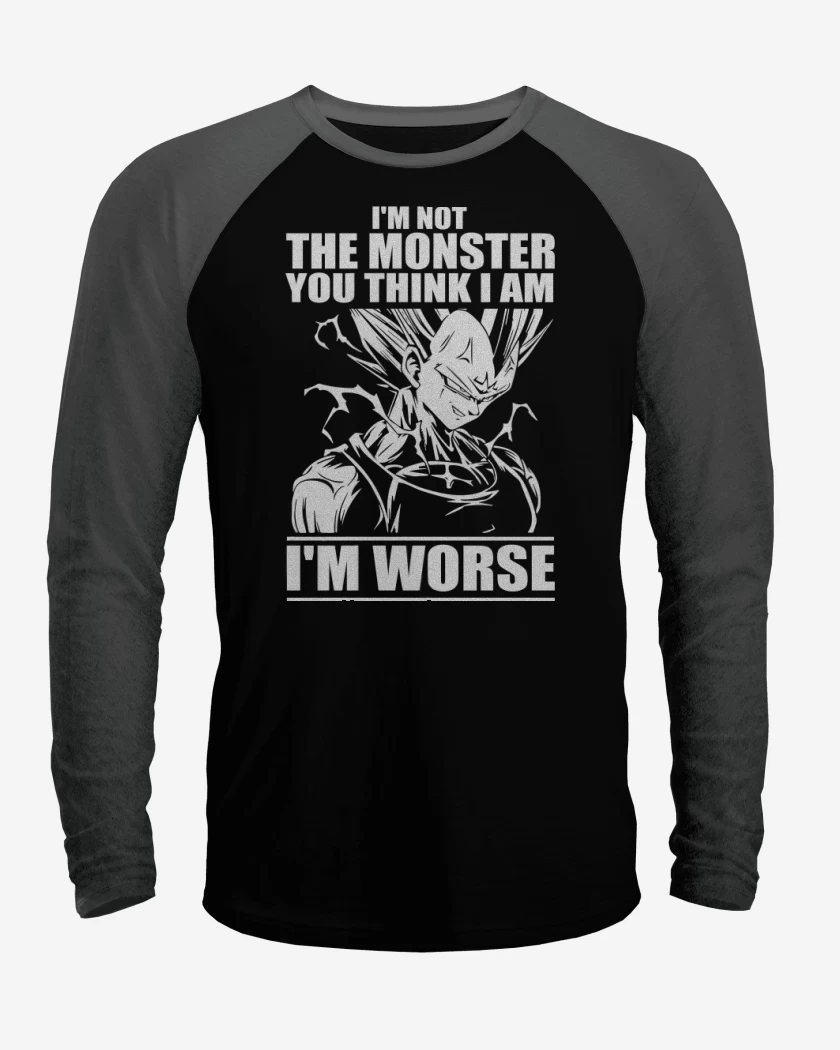 Polera Raglan Im not the monster