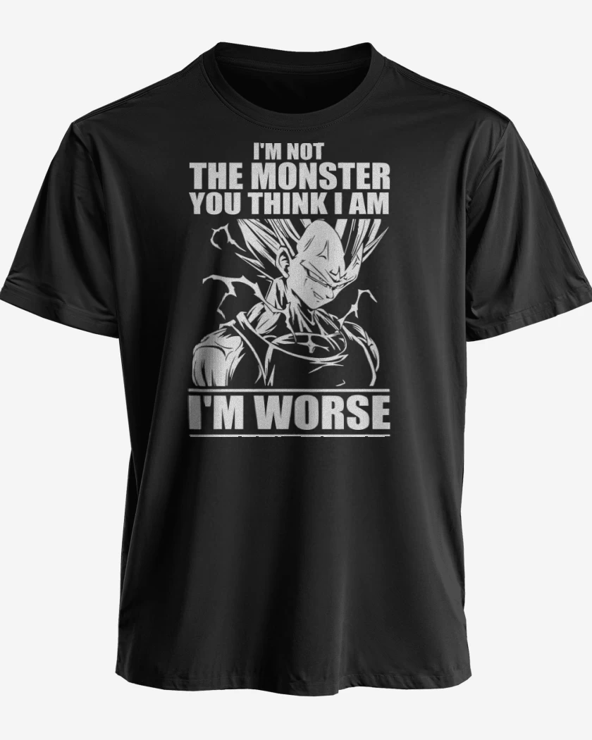 Polera premium Negro de Im not the monster