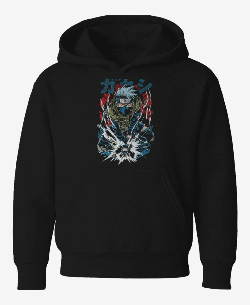 Poleron de niño Negro de Kakashi Hatake