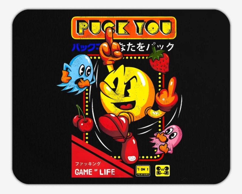 Mousepad Negro de Puck You 