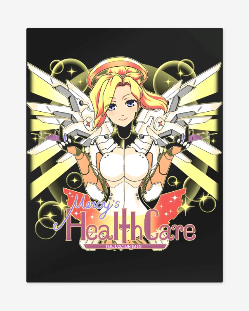 Print metalico Negro de Mercy 2