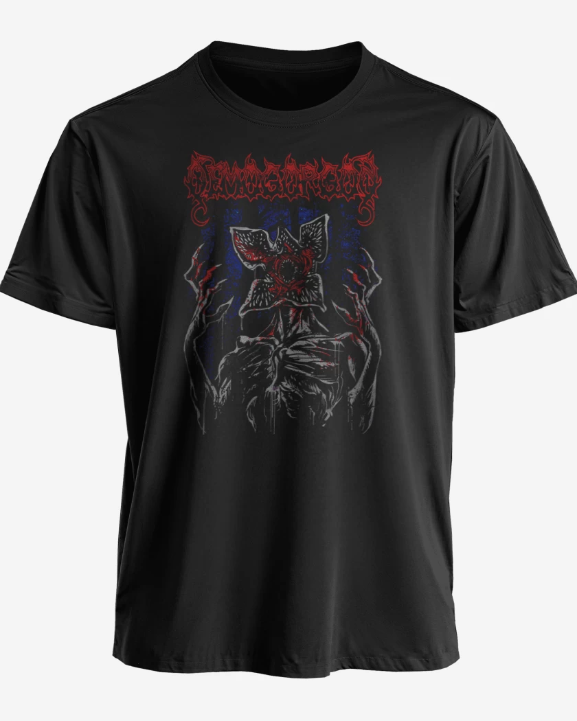 Polera Negro de Demogorgon