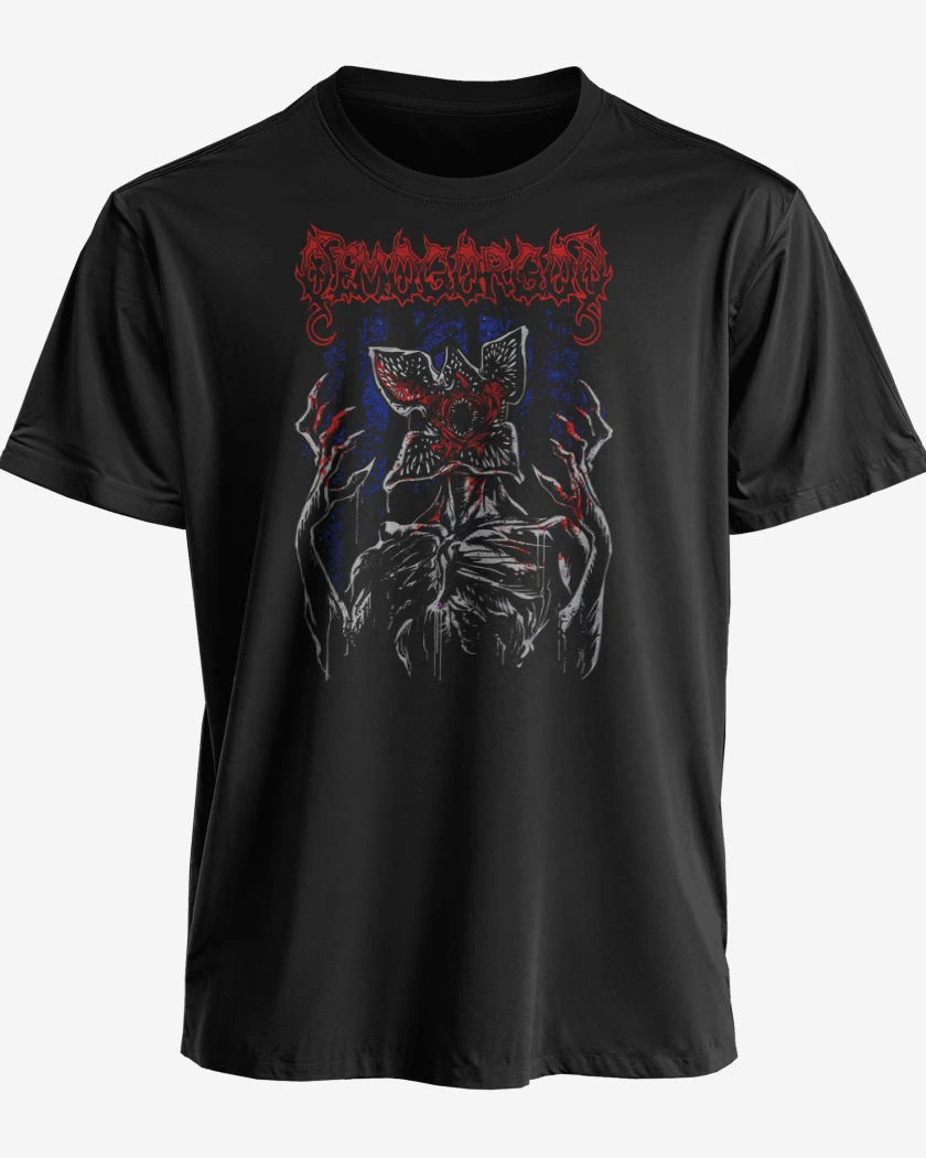 Polera premium Negro de Demogorgon