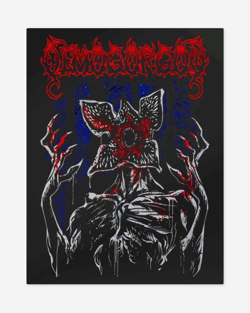 Print metalico Demogorgon