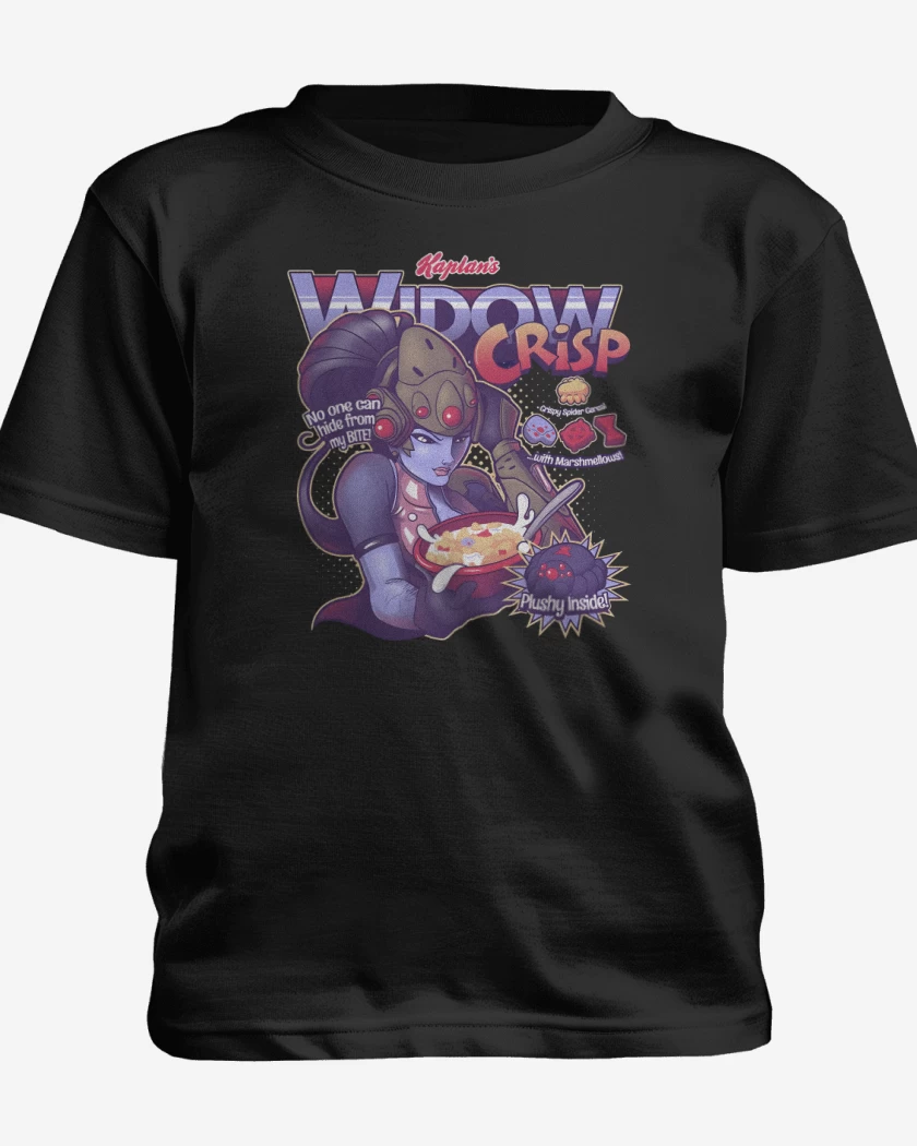 Polera de niño Negro de Widow Cereal 