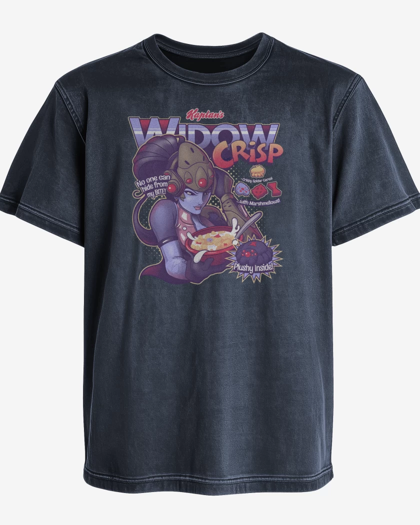 Polera desgastada Widow Cereal 