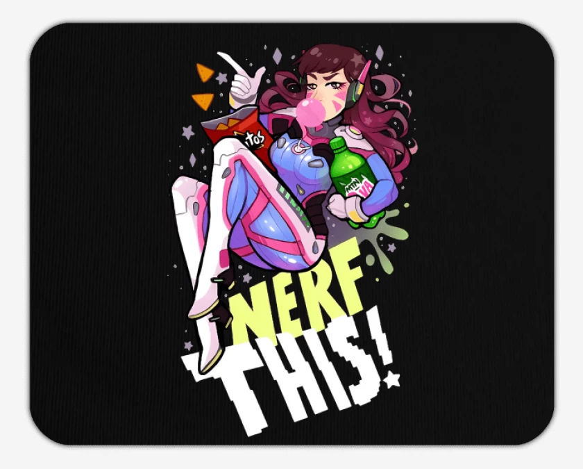 Mousepad Dva Nerf This