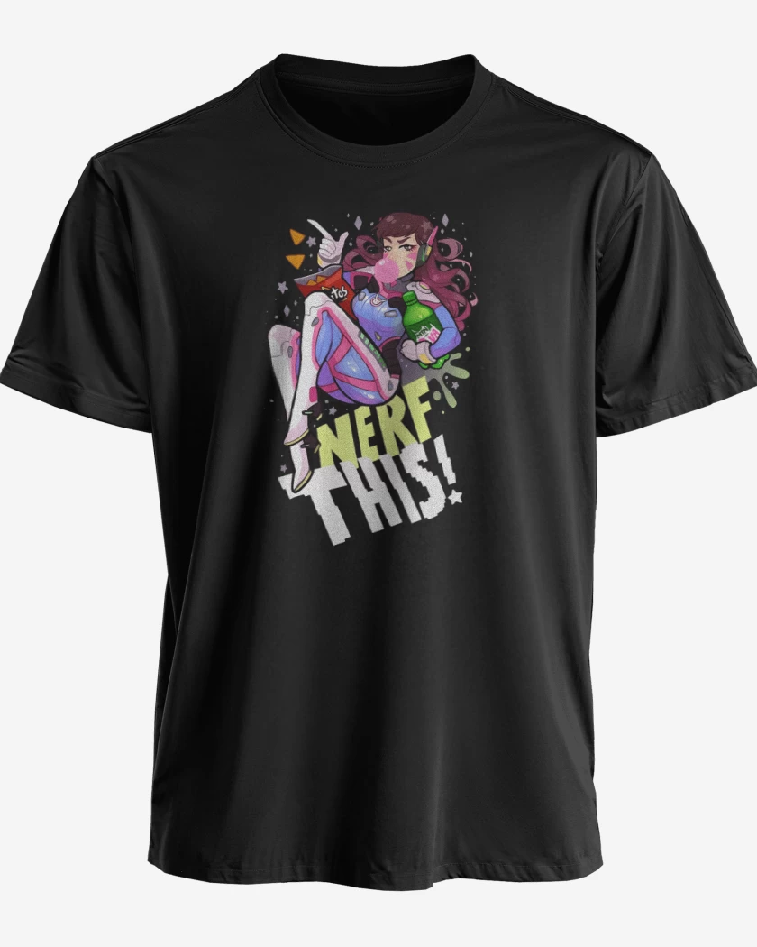 Polera premium Negro de Dva Nerf This
