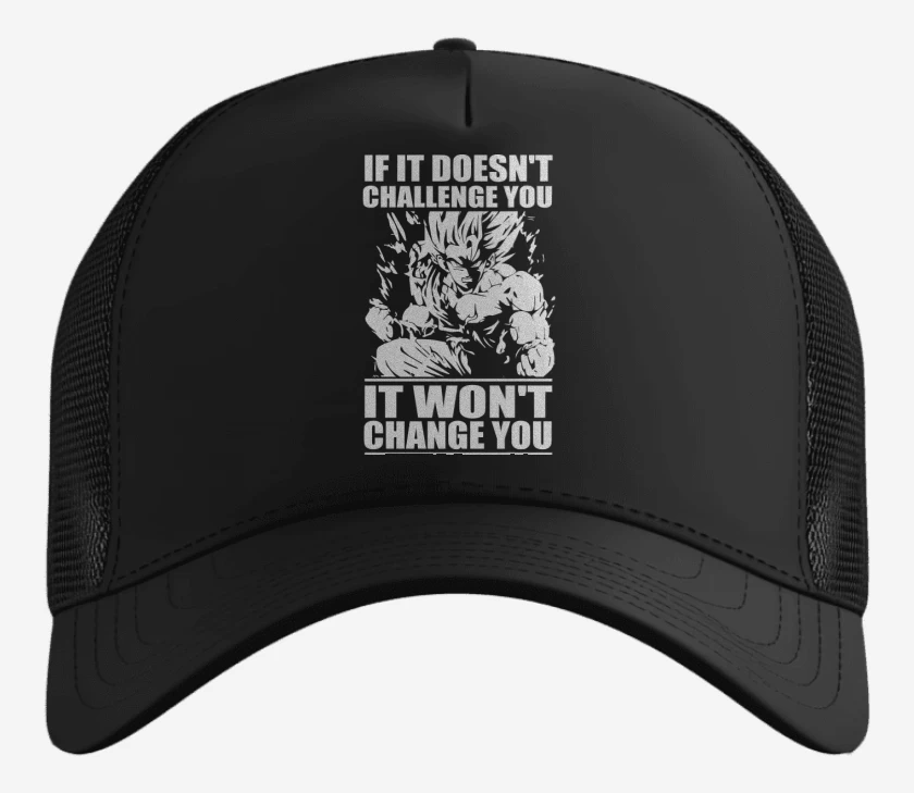 Gorro Negro de If it doesnt challenge you
