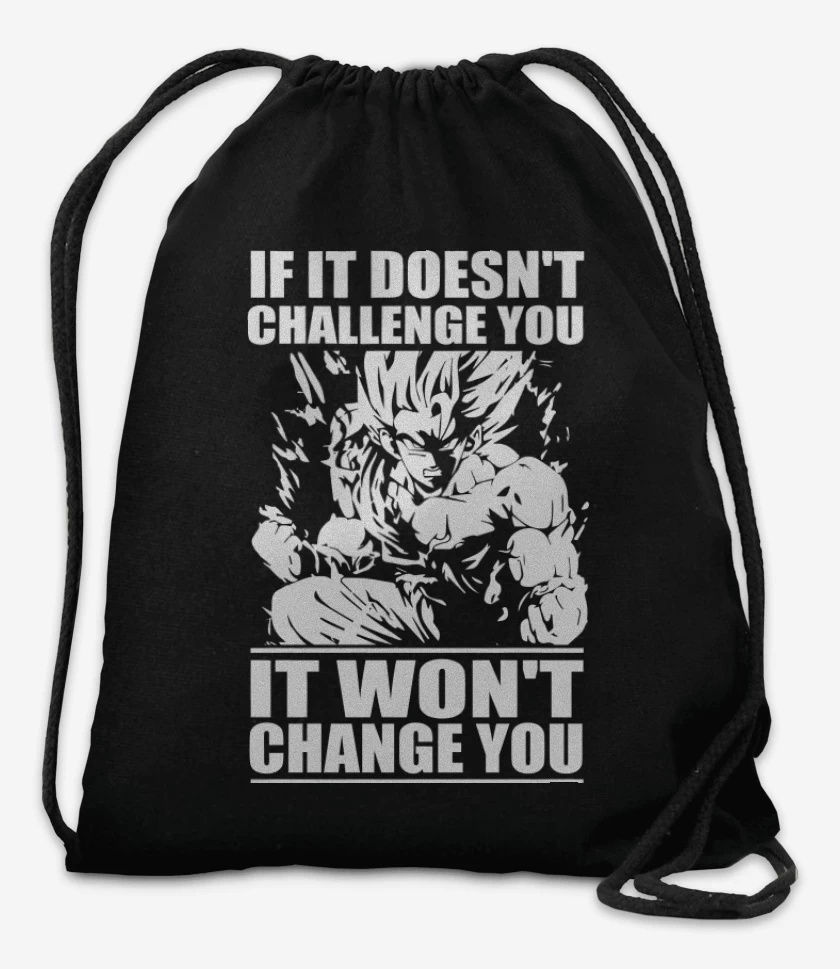Mochila Negro de If it doesnt challenge you
