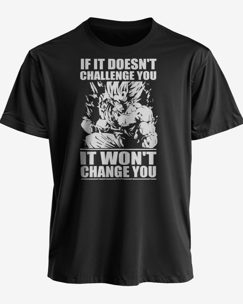 Polera premium Negro de If it doesnt challenge you