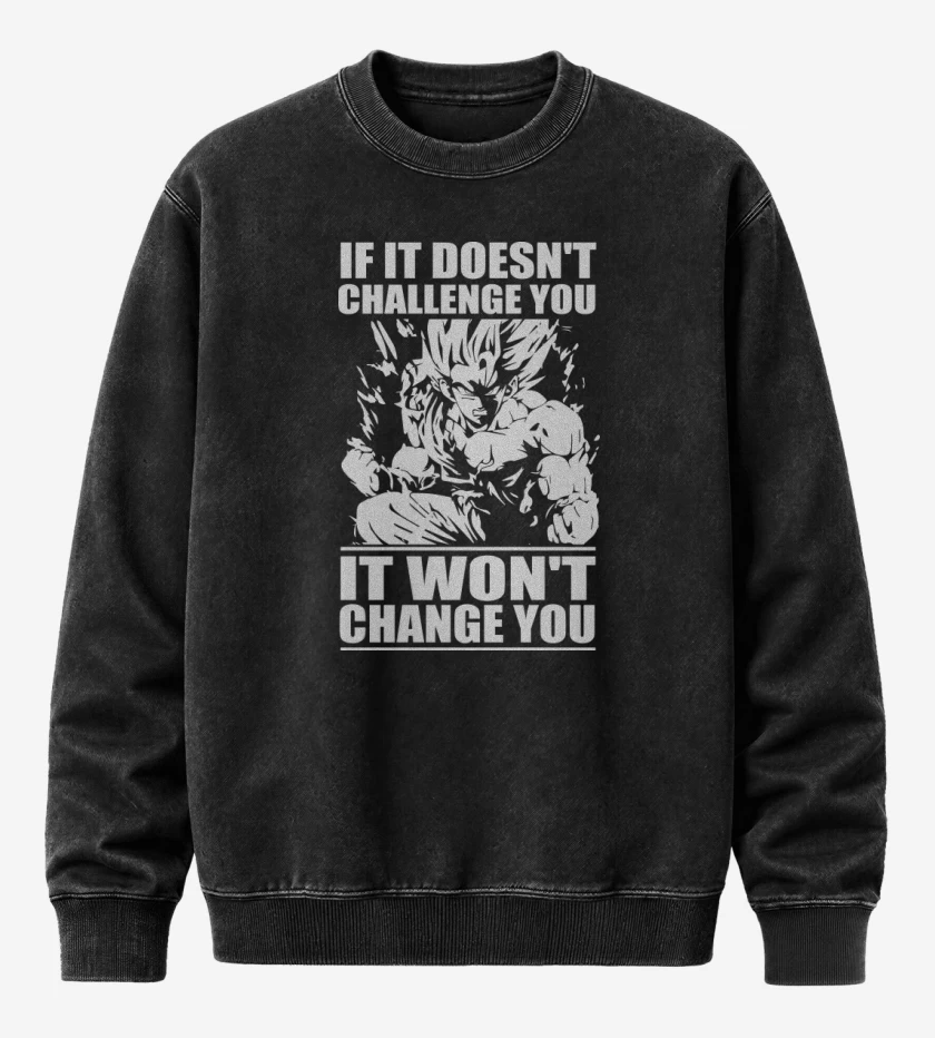 Poleron Polo Acid Wash Negro de If it doesnt challenge you