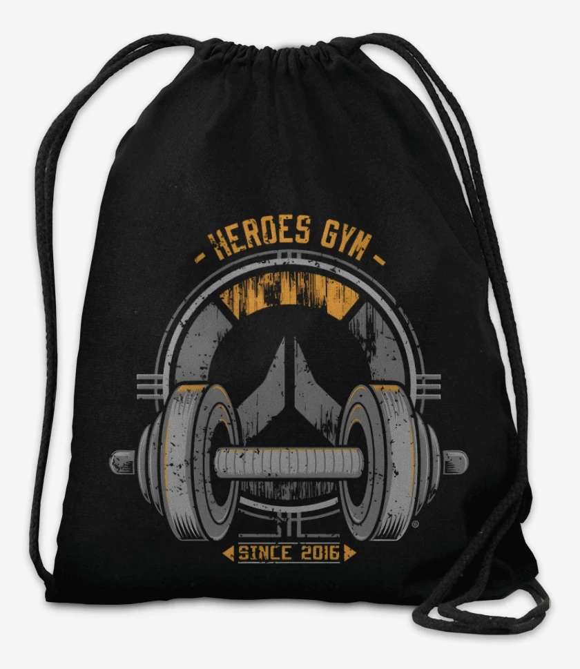 Mochila Negro de Heroes Gym