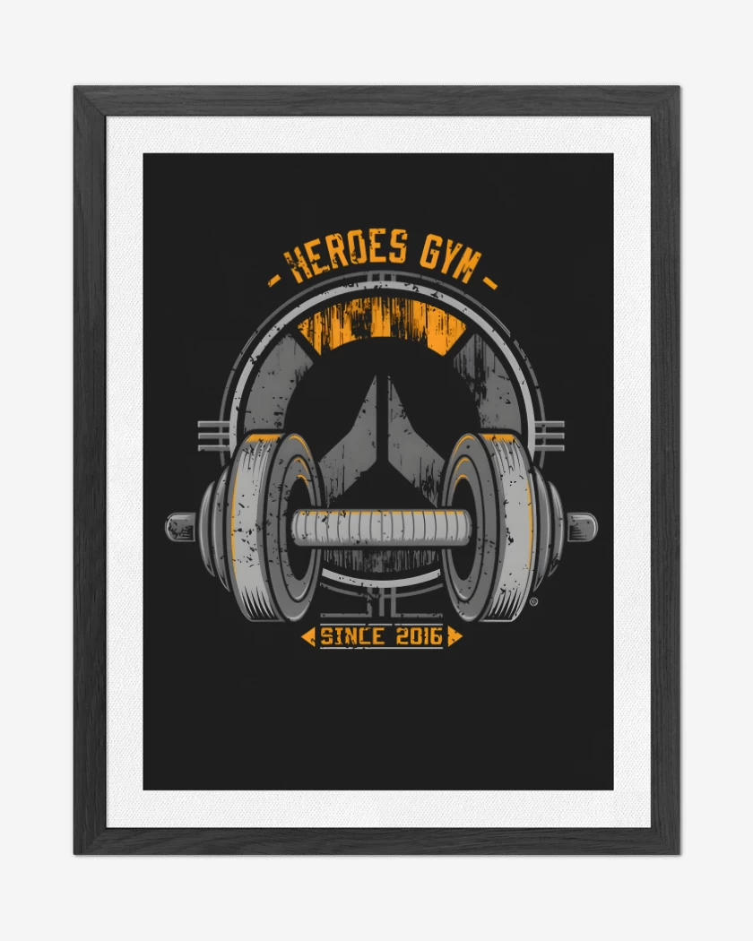 Cuadro decorativo Heroes Gym