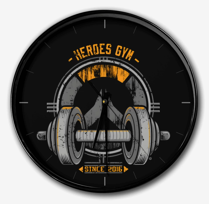 Reloj Negro de Heroes Gym