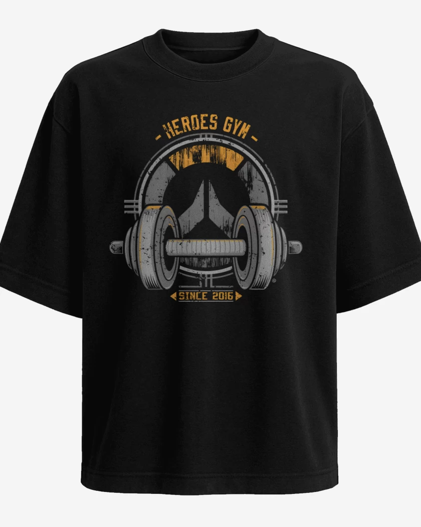 Polera Oversize Heroes Gym