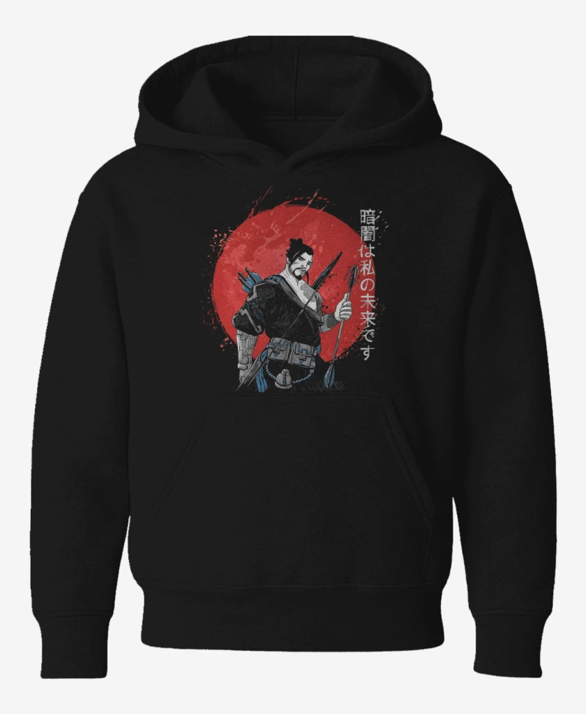 Poleron de niño Negro de Hanzo 2