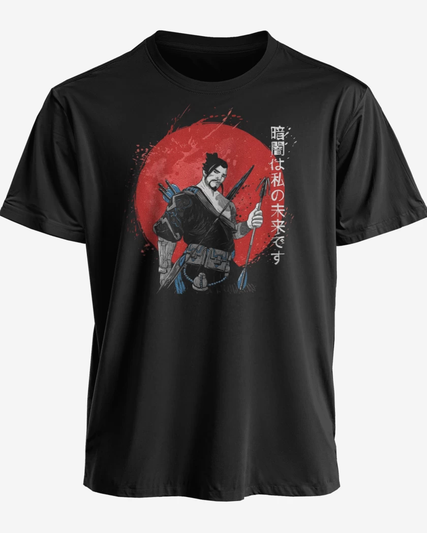 Polera premium Negro de Hanzo 2