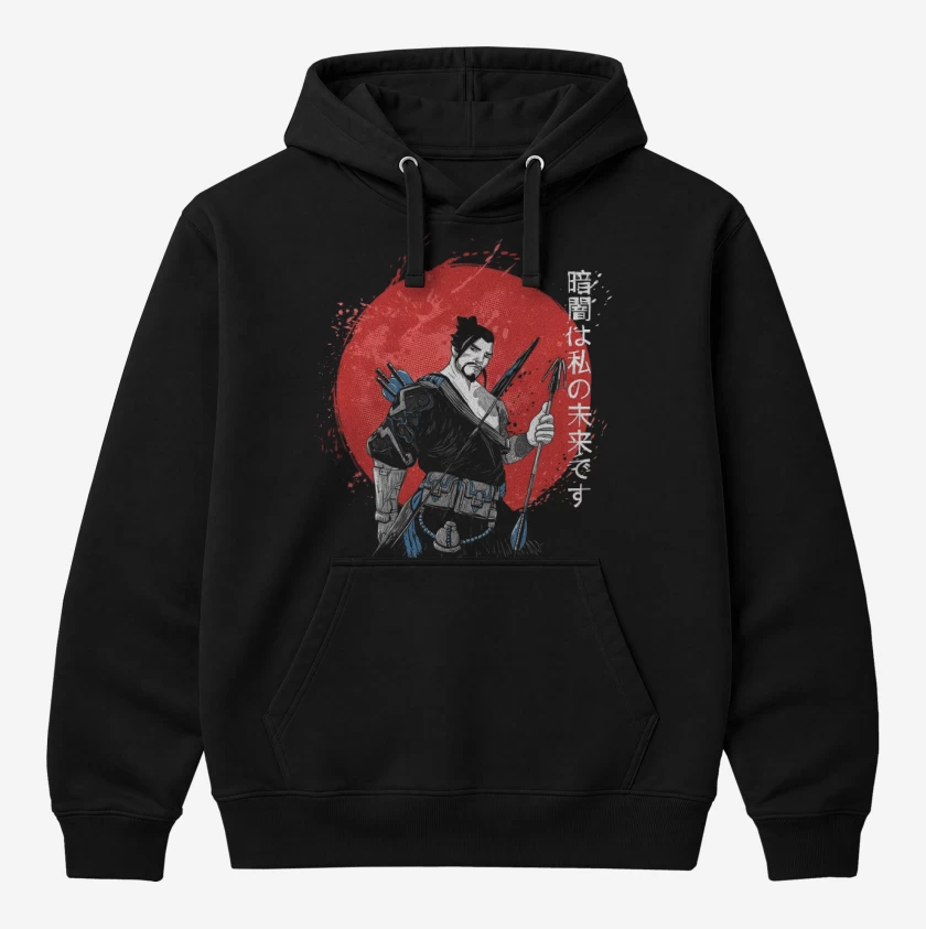 Polerón Canguro Negro de Hanzo 2
