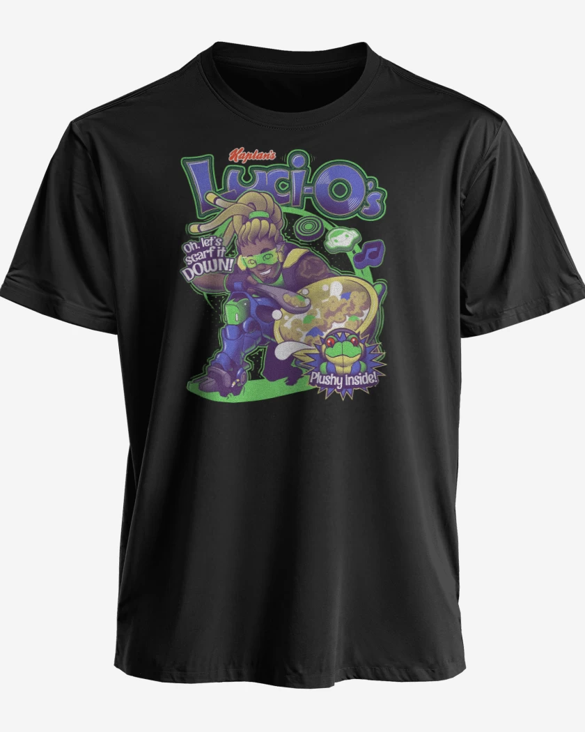 Polera premium Negro de Lucio cereal 