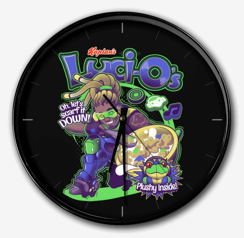 Reloj Negro de Lucio cereal 