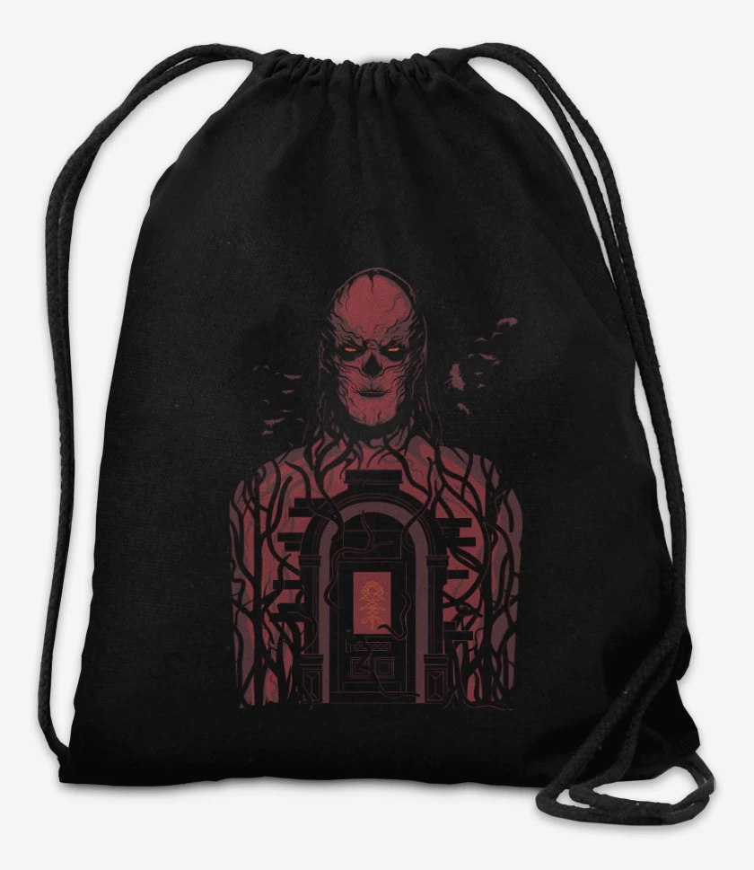 Mochila Negro de La Puerta de Vecna