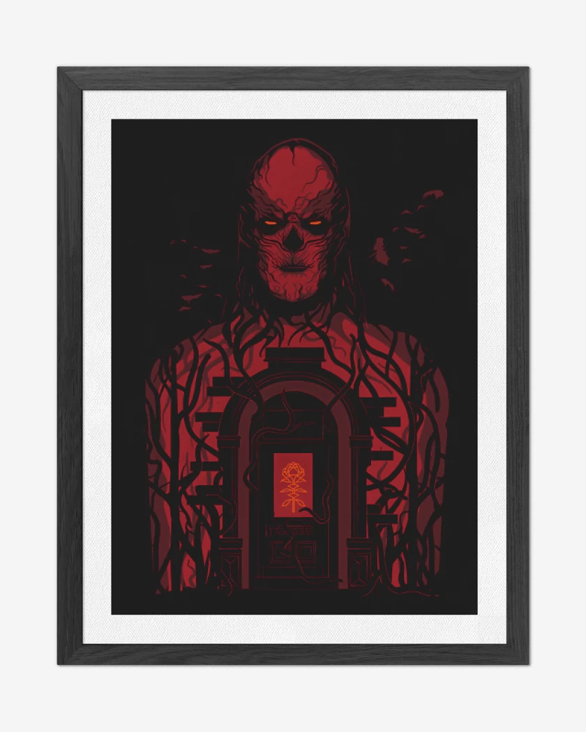 Cuadro decorativo Negro de La Puerta de Vecna