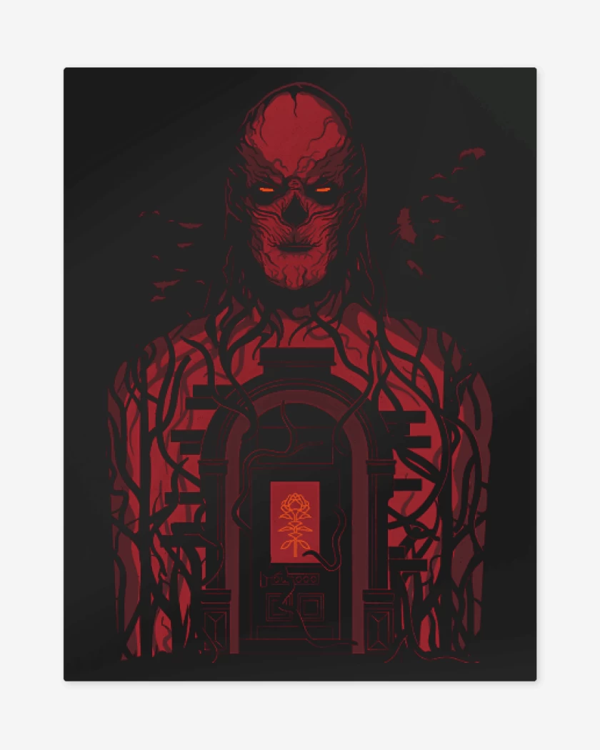 Print metalico La Puerta de Vecna