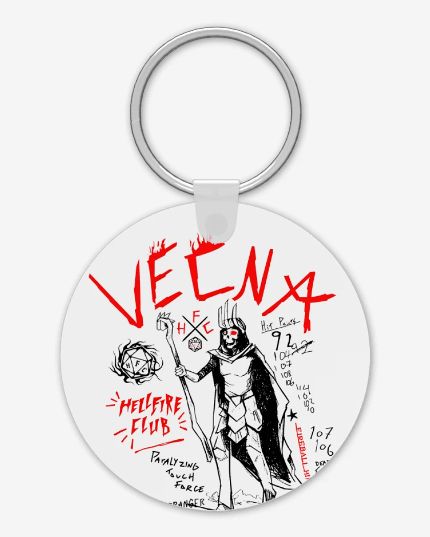 Llavero Blanco de Vecna RPG