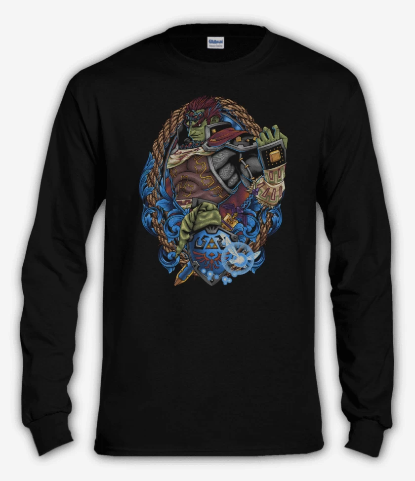 Polera manga larga Negro de Ganondorf