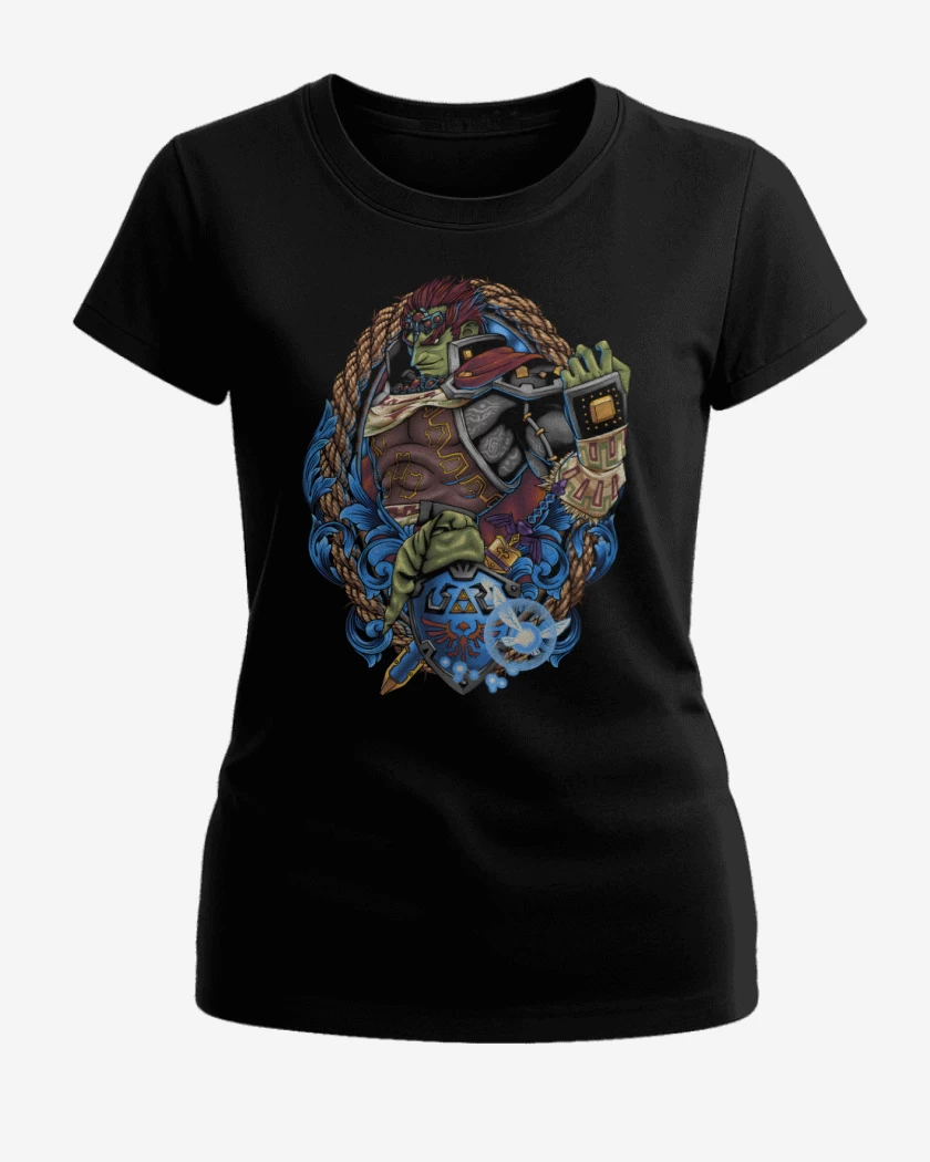 Polera de Mujer Negro de Ganondorf