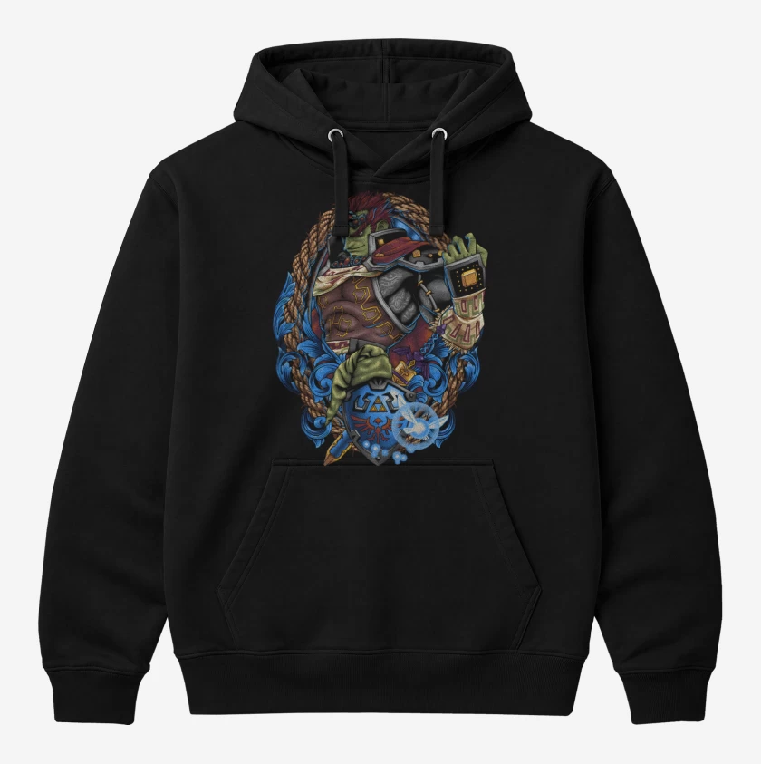 Polerón Canguro Negro de Ganondorf