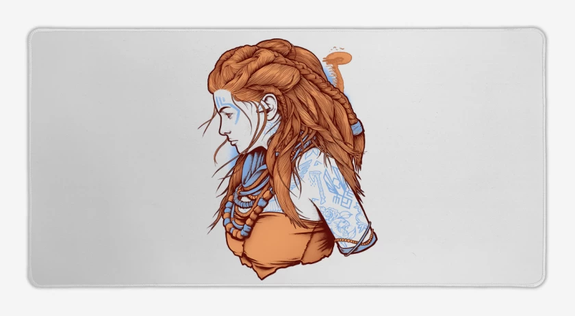 Mouse pad Gamer Blanco de Horizon