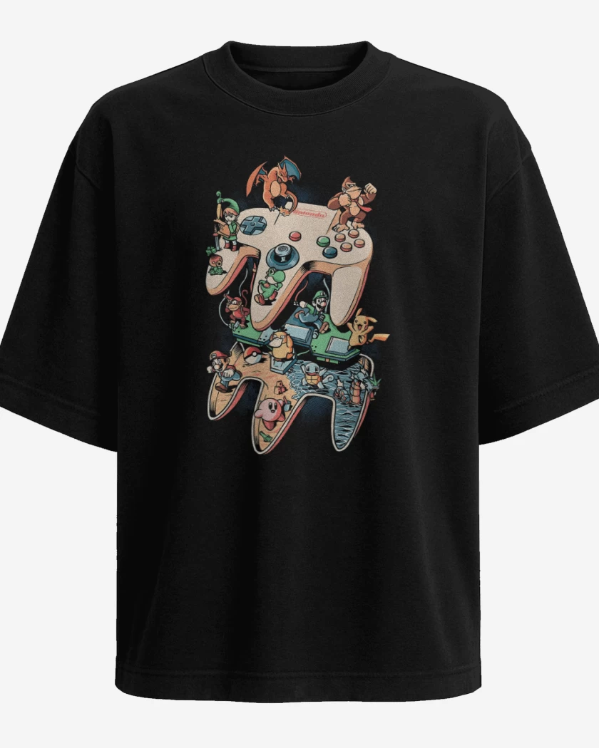 Polera Oversize Nintendo 64