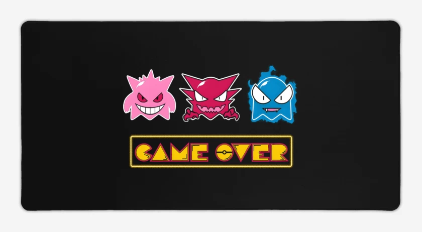 Mouse pad Gamer Negro de Ghost Over