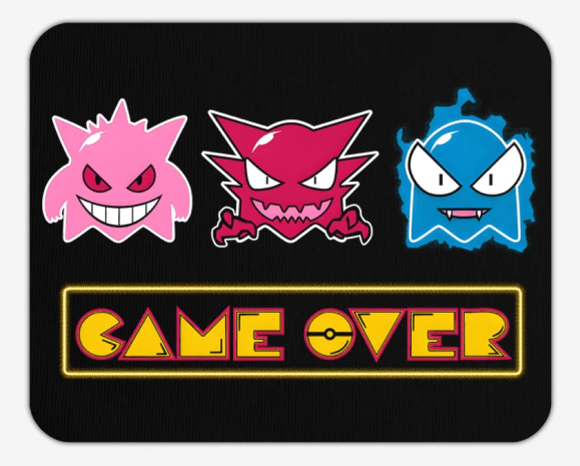 Mousepad Negro de Ghost Over