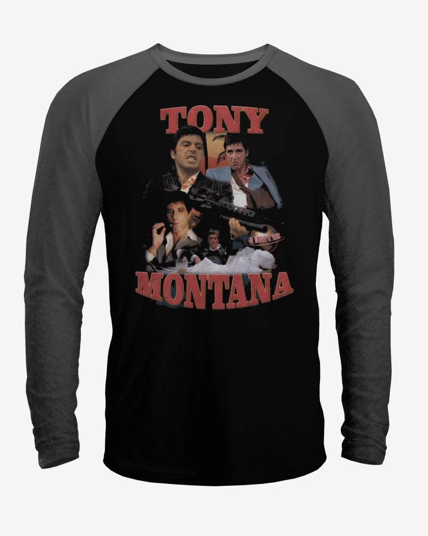 Polera Raglan Tony Montana