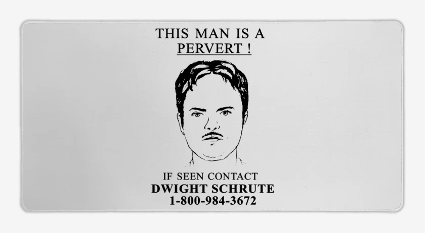 Mouse pad Gamer Blanco de This Man...