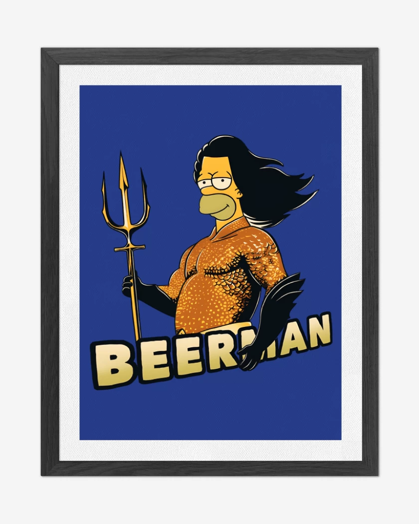 Cuadro decorativo Azul Rey de Beerman