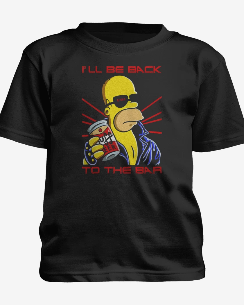 Polera de niño Negro de Homerator