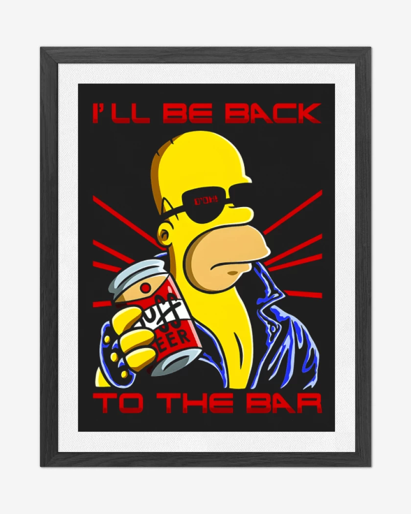 Cuadro decorativo Negro de Homerator