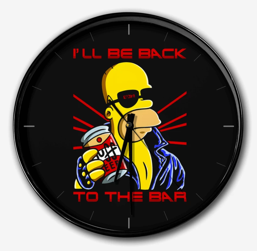 Reloj Negro de Homerator