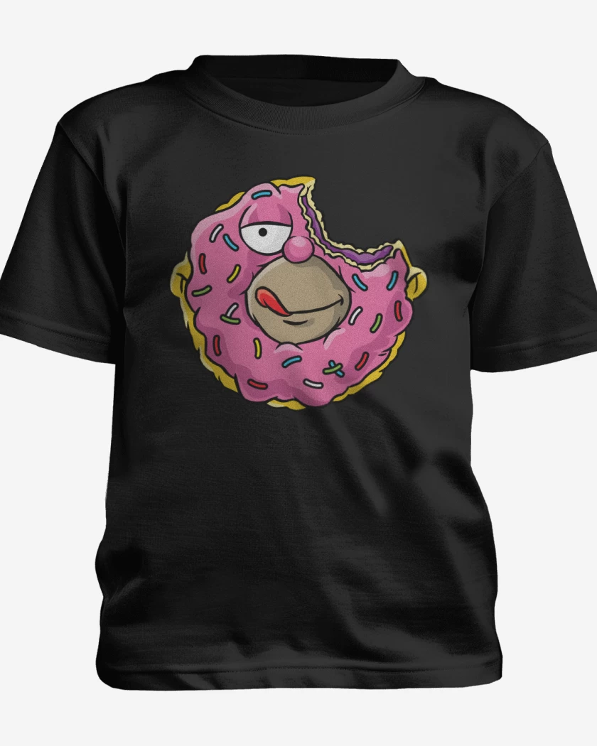 Polera de niño Negro de Homerrosquilla