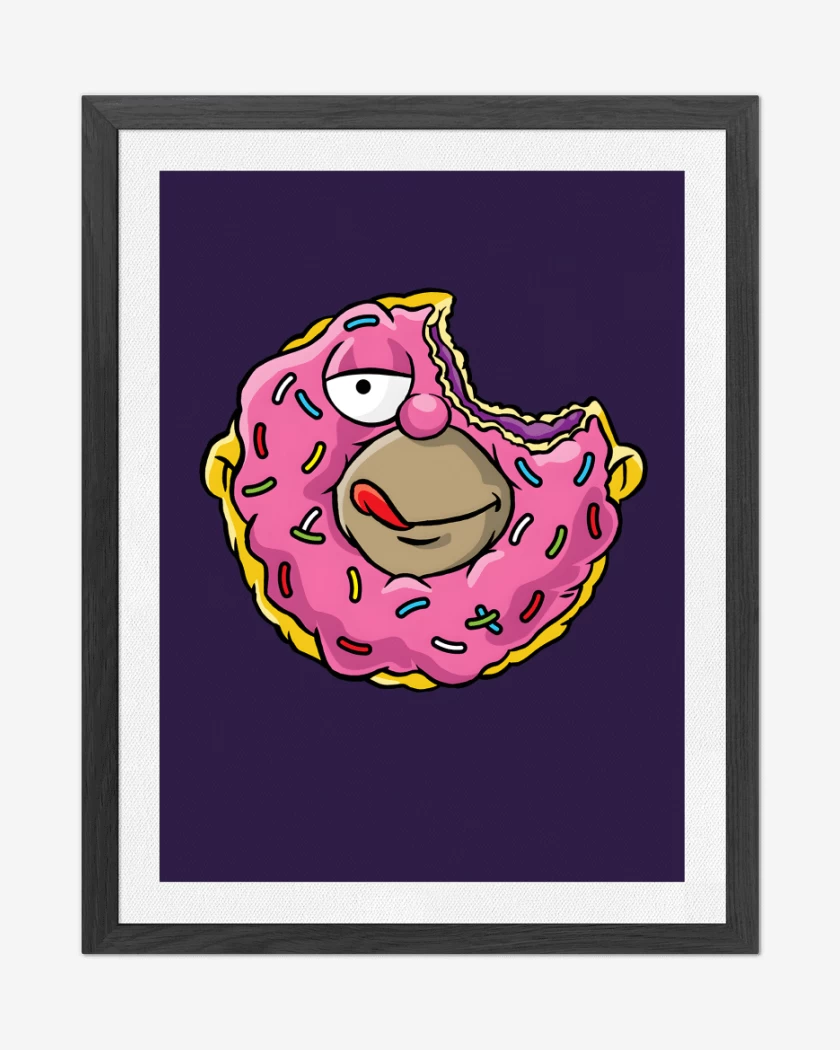 Cuadro decorativo Morado de Homerrosquilla