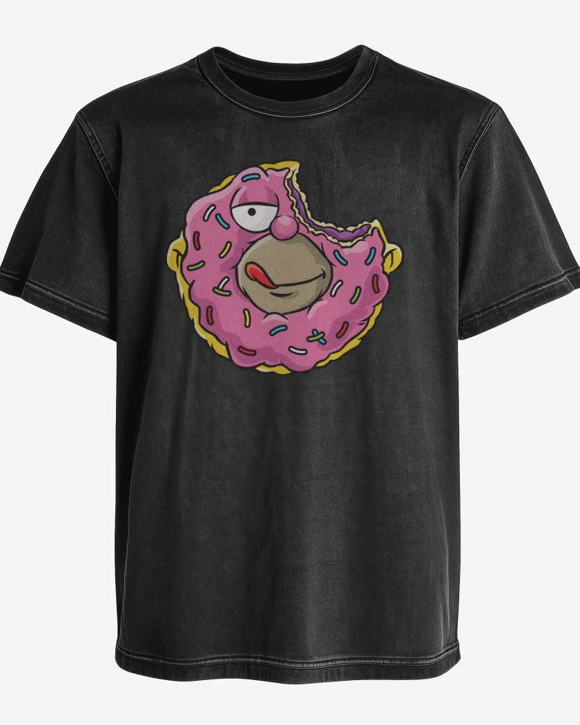 Polera desgastada Homerrosquilla