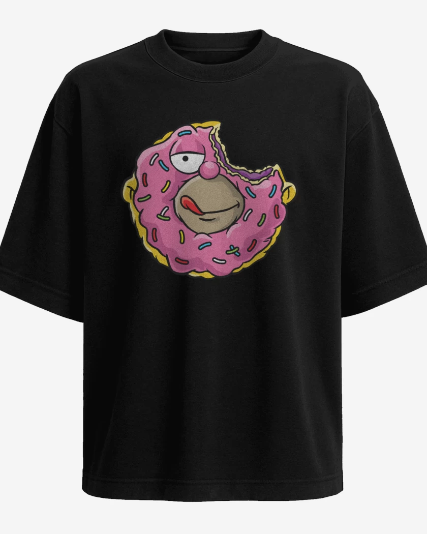 Polera Oversize Negro de Homerrosquilla