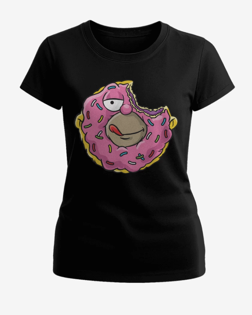 Polera de Mujer Negro de Homerrosquilla