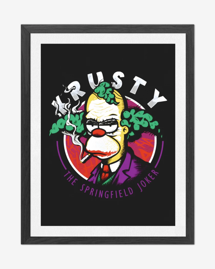 Cuadro decorativo Negro de The Springfield Joker