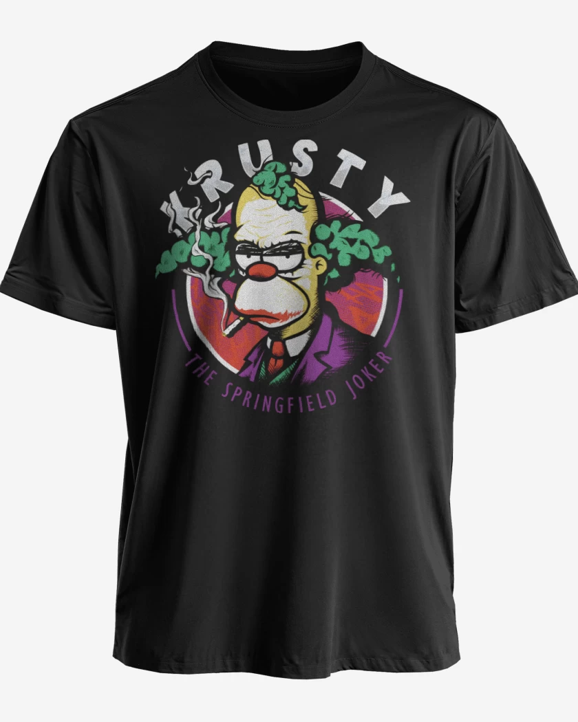Polera premium Negro de The Springfield Joker